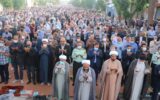 اقامه نماز عید فطر در ممسنی به روایت تصویر!