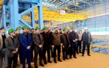 حضور مسئولان قضایی نی ریز در شرکت فولاد غدیر