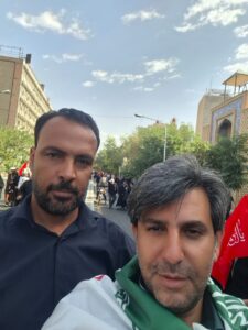 گوشه ای از مراسم تشییع پیکر رهبر شهید انقلاب در تهران به روایت تصویر
